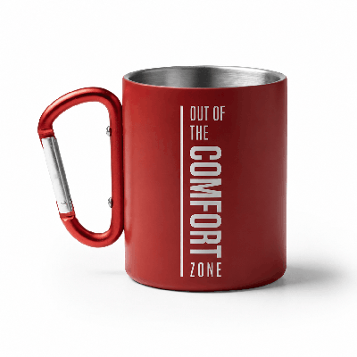 MODEL NOU - Cana metal OUT OF THE COMFORT ZONE - rosu
